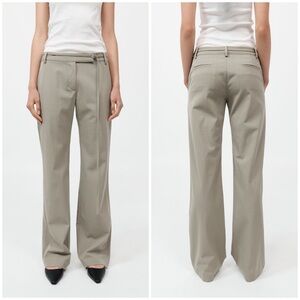 St Agni 90s Panelled Pants In Moss Grey Size L